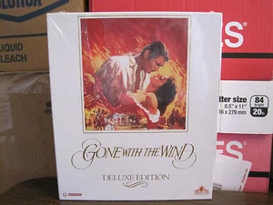GONE WITH THE WIND--DELUXE EDITION VHS--FACTORY SEALED--RATED G--CLARK GABLE - Picture 1 of 10