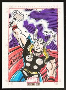 Marvel Bronze Age Sketchafex Sketch Card Thor by Bob Layton