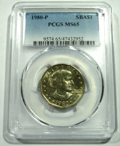 1980 P Susan B Anthony SBA $ PCGS MS 65 Beautiful! - Picture 1 of 9