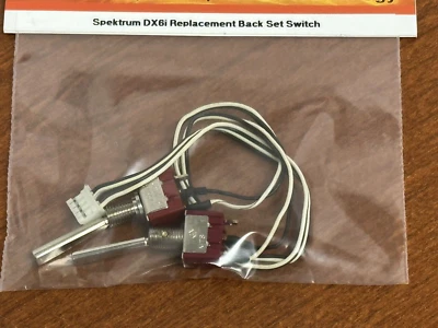 Spektrum DX6i Replacement Back Set Switch Trainer and Hold Spring - Image 1 of 4