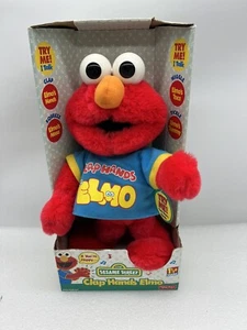 Vintage 1998 Sesame Street Clap Hands Elmo 16" Talking Plush Works! - Picture 1 of 5