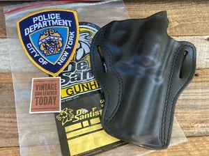 Vintage 1990s Desantis Leather Holster For NYPD 4" Ruger GP100 Spurless GPNY - Picture 1 of 4