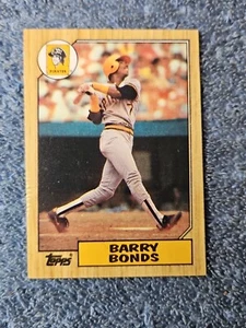 Barry Bonds RC 1987 Topps #320 Pittsburgh Pirates San Francisco Giants - Bild 1 von 2