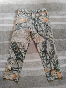 Wrangler Camo Pants 34 X 30 Mens Double Knee Fusion 3D Hunting Outdoors - Picture 1 of 8