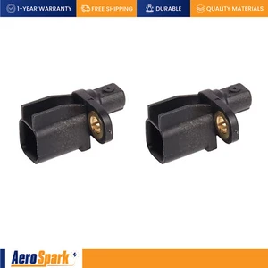 2PCS Rear Right & Left ABS Wheel Speed Sensor for 04-19 Ford Lincoln Mazda Volvo - Picture 1 of 9