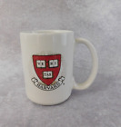 Vintage Harvard University Coffee Mug Tea Cup Veritas Logo White Ceramic Crimson