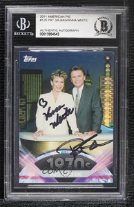 2011 Topps American Pie Vanna White Pat Sajak #120 BAS Certified BGS Encased ow6