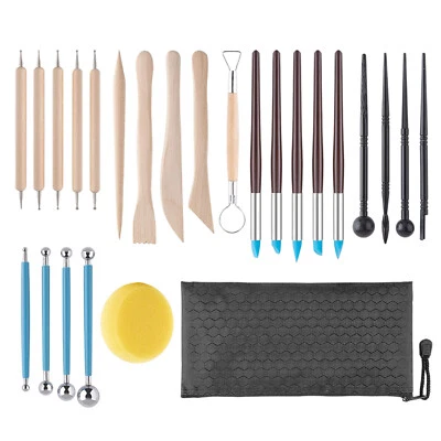 25X Polymer Clay Tool Kits Modeling Clay Sculpting Tools Set for Adults and Kids - Image 1 of 4