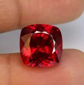 Mosambik AAA 8,95 Ct Taube Blutroter Rubin Kissenschliff Lose Edelstein Unbeheizt - Bild 1 von 5