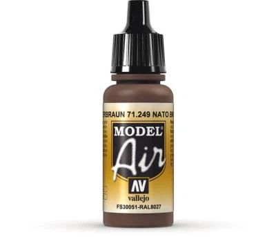 Vallejo Model Air Color 71.249 - Nato Braun - 17 ml