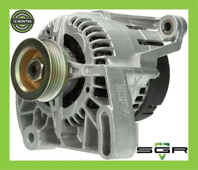 ALTERNATOR FIAT BRAVO DOBLO IDEA GRANDE PUNTO STILO 1.2 1.4 PETROL DENSO 70amp - Image 1 of 4