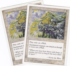 MTG: 5th Edition: Animate Wall X 2