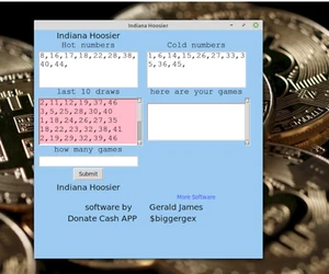 Indiana Hoosier Lottery Numbers software DVD for Windows 7 & 8 & 10 - Picture 1 of 3