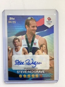 TOPPS TEAM GB 2024 STEVE REDGRAVE AUTOGRAF 04/25 - Zdjęcie 1 z 2