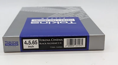 New Tokina Cinema 4x5.65" Black Alchemy 1/4 Diffusion Glass Filter - Image 1 of 4