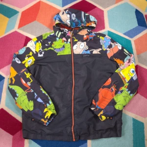 Men's Members Only x Nicktoons NICKELODEON WIND JACKET Size Small 20 x 25 in. - Picture 1 of 5