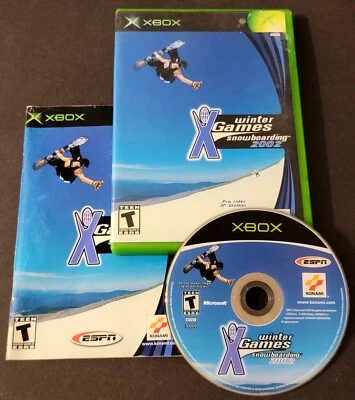 ESPN Winter X Games Snowboarding 2002 (Microsoft Xbox, 2002) CIB - Image 1 of 2
