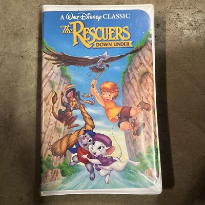 Disney’s The Rescuers Down Under VHS Video Tape Black Diamond BUY 2 GET 1 FREE! - Image 1 of 3