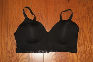 36D BRA ❤️ BREEZIES ❤️PADDED SATIN LINED PERFECT FULL COVERAGE ❤️BLACK WIRE FREE - Picture 1 of 5