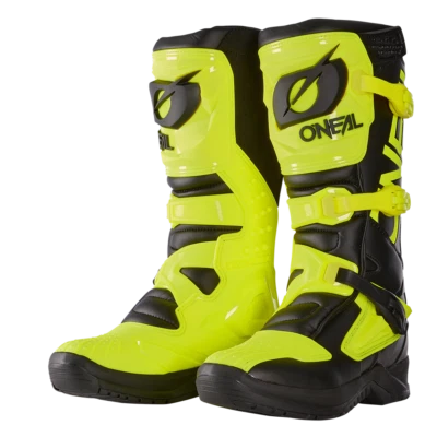 Botas de Motocross O'Neal 2025 RSX Amarillo Neón Negro MX Off Road Enduro Quad ATV Foto 1 de 4