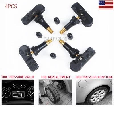 4pcs TPMS Tire Pressure Monitoring Sensors For Chevy GMC 13586335/13598771 Foto 1 de 4