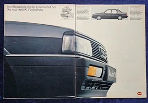 Audi 90   Fünfzylinder originale Werbung aus 1984 - Picture 1 of 1