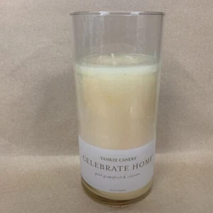 Yankee Candle CELEBRATE HOME *PINK GRAPEFRUIT & CILANTRO* Extremely Rare 22 oz - Picture 1 of 11