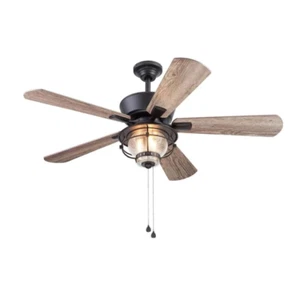 Außen 52" Deckenventilator Maritim Käfig Samen Laterne Küste Terrasse Licht Lampe - Bild 1 von 5