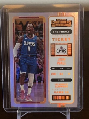 2022-23 Panini Contenders The Finals Ticket John Wall /49 Rare SP - Image 1 of 2
