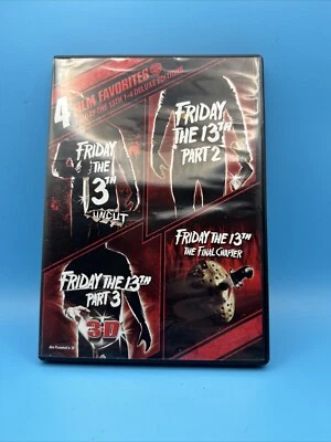 Friday the 13th (4 movie bundle) Deluxe Edition DVD - Film Favorite Edition - Image 1 of 3