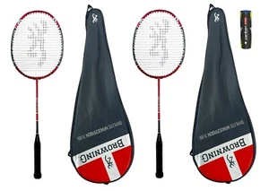 2 raquetas de bádminton Browning Oxylite nanocarbon Ti 85 + 3 lanzaderas precio de venta sugerido por el fabricante £195 - Imagen 1 de 1