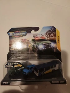MICRO MACHINES 2020 SERIES 2- MICRO CITY - 3 Pack Truck Bus Cars NEW! S2 #06 - Picture 1 of 2