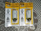 Lot Of 2 NEW Alca Series 125 Electric Gas Mantle Gaslight #30 Long Life Bulbs