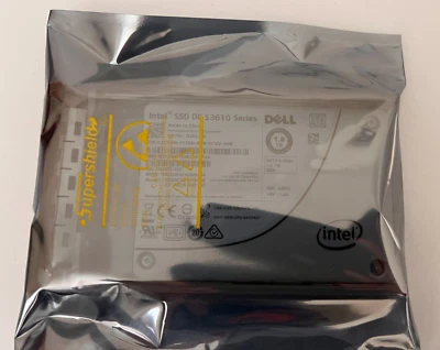 Dell 2CC4N INTEL DC S3610 1.6TB SATA 6Gb/s 2.5in SSD SSDSC2BX016T4R 02CC4N - Image 1 of 3