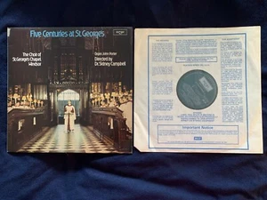 Five Centuries At St. George's LP Record Vinyl - Picture 1 of 2