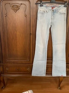 Jeans ESPRIT FIVE niedriger Bund hellblau Gr. 26 Zustand sehr gut ! - Bild 1 von 3
