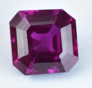 Piedras preciosas sueltas certificadas de 4,80 quilates esmeralda frambuesa granate rodolita natural - Imagen 1 de 6