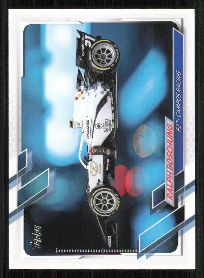 2021 Topps Formula 1 #122 Ralph Boschung/Car - Image 1 of 2