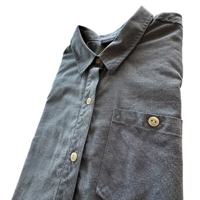 Camisa túnica Patagonia Featherstone para mujer gris medio algodón manga larga 59075 Foto 1 de 4