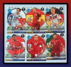 2016 Panini AdrenalynXL Road To Euro 2016 Trading Cards - Fans Favourite - Picture 1 of 44