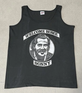 ¡Raro! Camiseta sin mangas vintage Sonny Barger American Legend Hells Angels L - Imagen 1 de 5