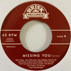 Ray -And Friends- Collins Missing You (Vinyl) 7" Single (UK IMPORT) - Picture 1 of 1