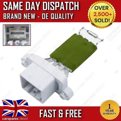 FORD FIESTA MK5 MK6 MK7 2001-2017 HEATER BLOWER MOTOR FAN RESISTOR - Image 1 of 4