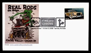 DR WHO 2008 FDC CLASSIC CAR STUDEBAKER ACE AFDCS HAYS CACHET M60506 - Picture 1 of 2