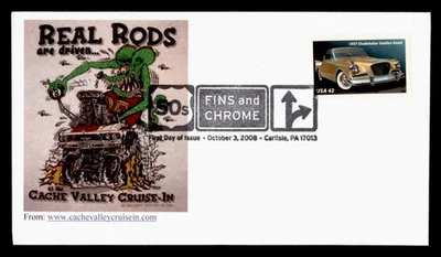 DR WHO 2008 FDC CLASSIC CAR STUDEBAKER ACE AFDCS HAYS CACHET M60506 - Image 1 of 2