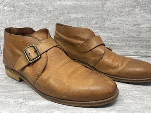 Invito Stiefel Damen Größe 10 Braun Leder Stiefeletten Schnalle - Bild 1 von 13