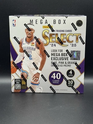 2024-25 Panini Select NBA Basketball Cards Mega Box Factory Sealed 10 Packs - Image 1 of 4