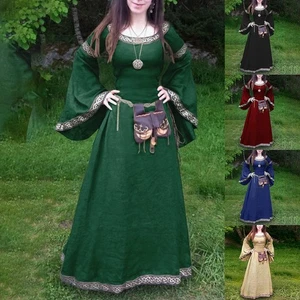 Unique Women Renaissance Dress with Long Sleeves for Special Occasions - Picture 1 of 20