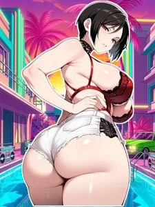 Anime Waifu Resident Evil Ada Wong 6" Vinyl Sticker - Picture 1 of 1