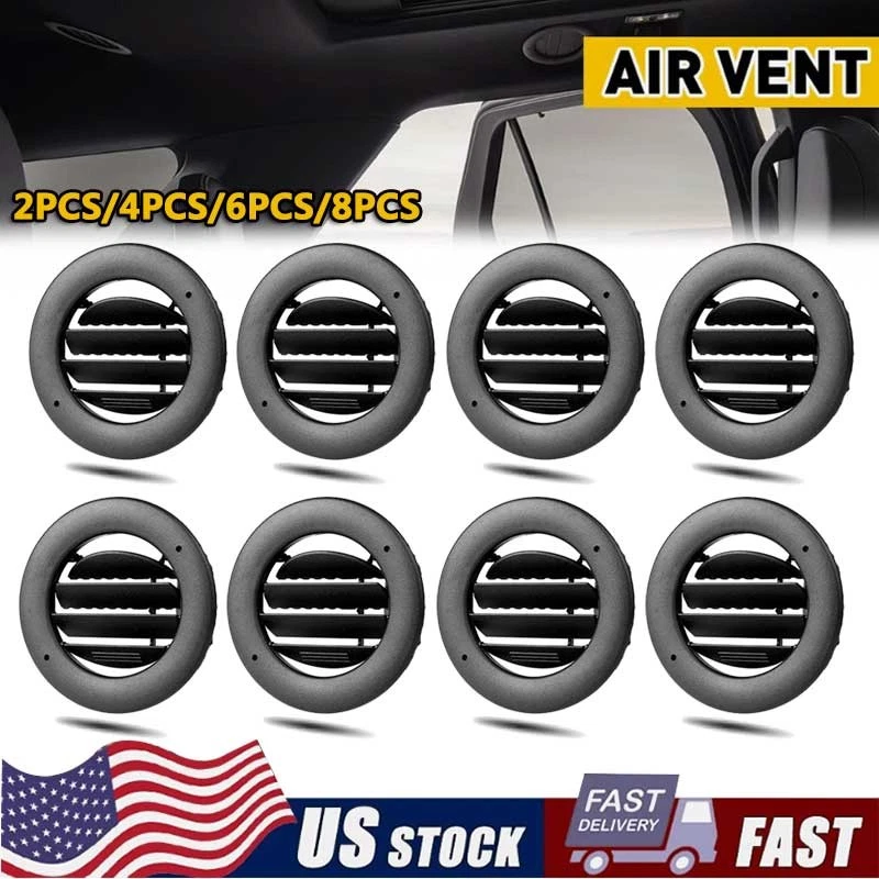 Ventilação de ar CA TETO TRASEIRO 2-8 X para Ford Super Duty E150 E250 E350 Van 09-17 - Imagem 1 de 4